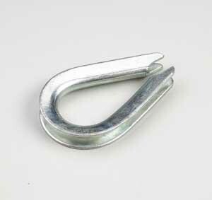 5/16" ROPE THIMBLE ZINC