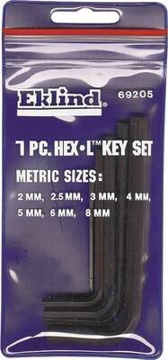 HEX KEY SET 7PC METRIC MM MINI