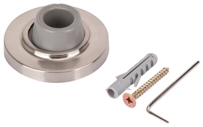 PROSOURCE CONCAVE WALL STOP SATIN NICKEL