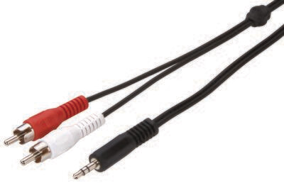 AUDIO 3' ADAPTER 3.5MM RCA STEREO PLUGS