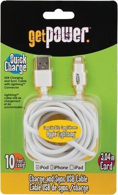 USB X APPLE CABLE 10FT