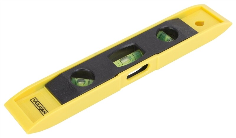 9" VULCAN MAGNETIC TORPEDO LEVEL PLASTIC