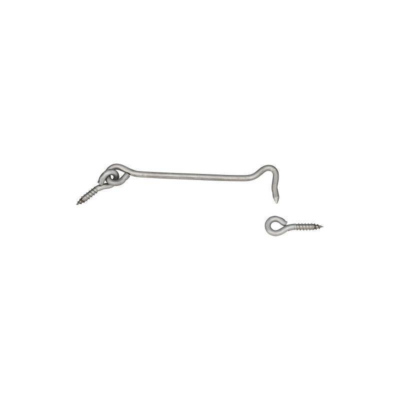 6" GATE HOOK & EYE STAINLESS STEEL
