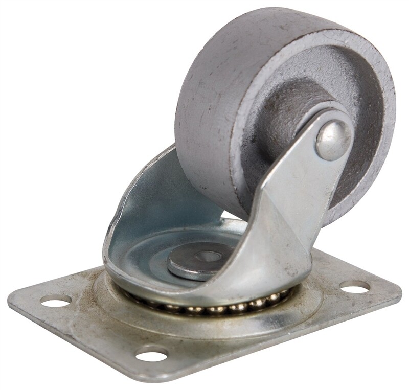 2-1/2" SWIVEL CASTER METAL WHEEL