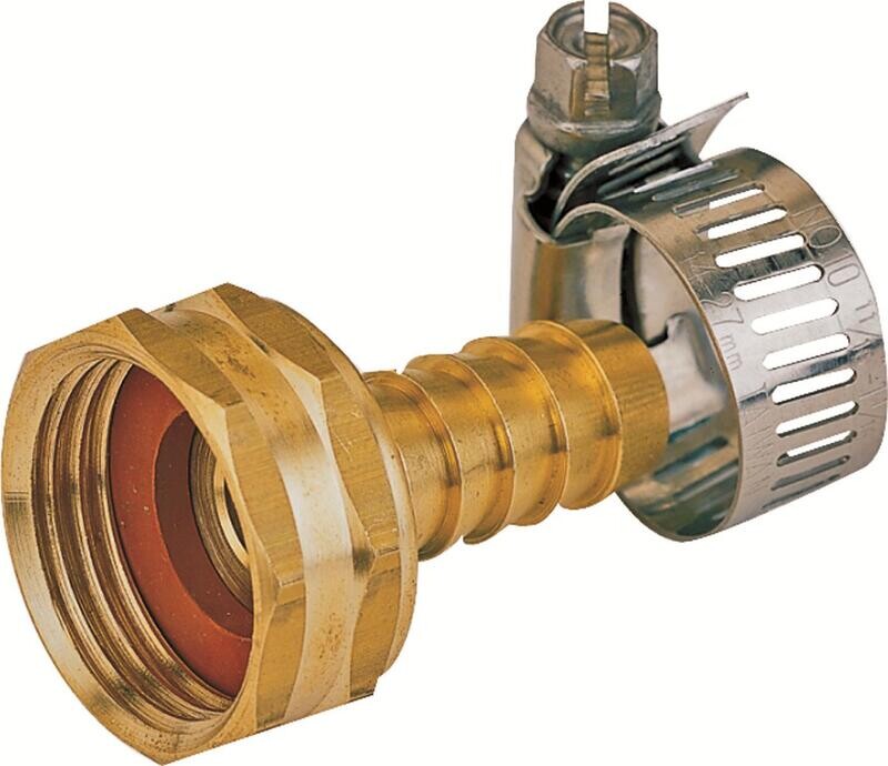 7/16" BRASS FEMALE COUPLING