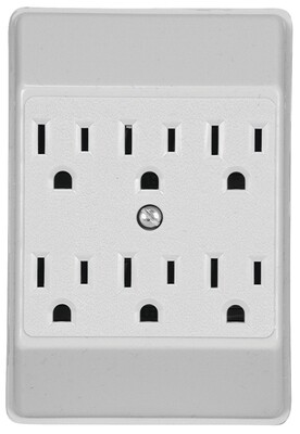 6 OUTLET POWER ADAPTER