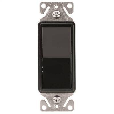 DECORA SWITCH BLACK 15A