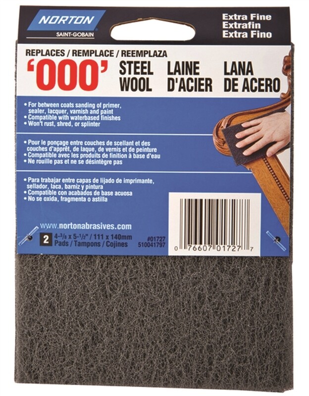 NORTON FINISHING PADS 000 EXTRA FINE