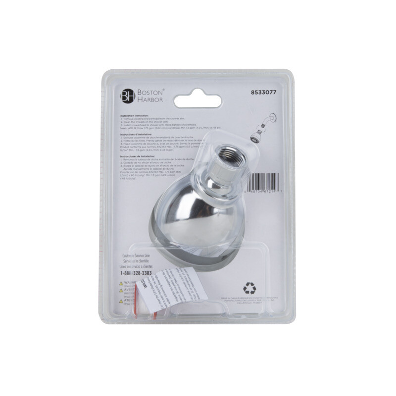 BOSTON HARBOR SHOWER HEAD CHROME 3 SET