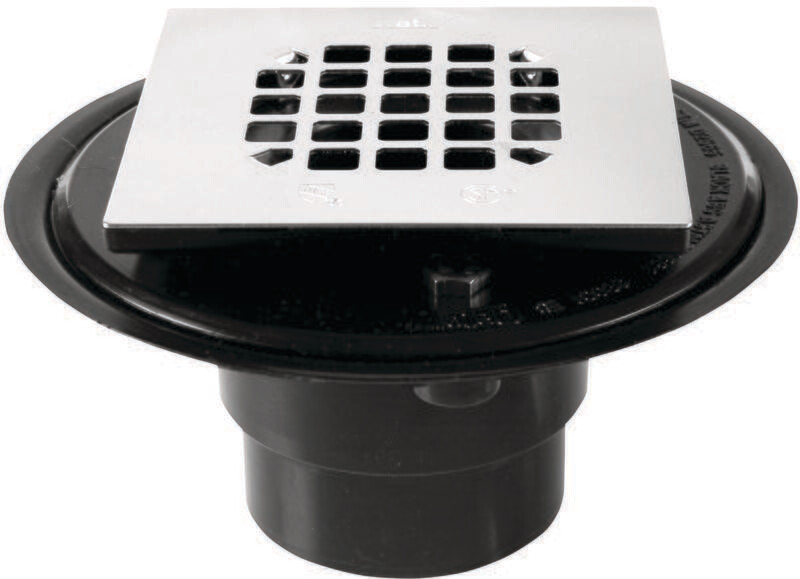 2" - 3" SS Square Shower Drain