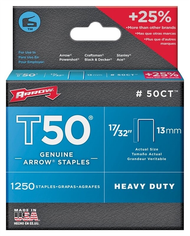 50CT CEIL TILE ARROW STAPLES