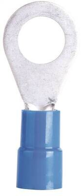 RING TERMINAL BLUE 16-14AWG 4-6 STUD