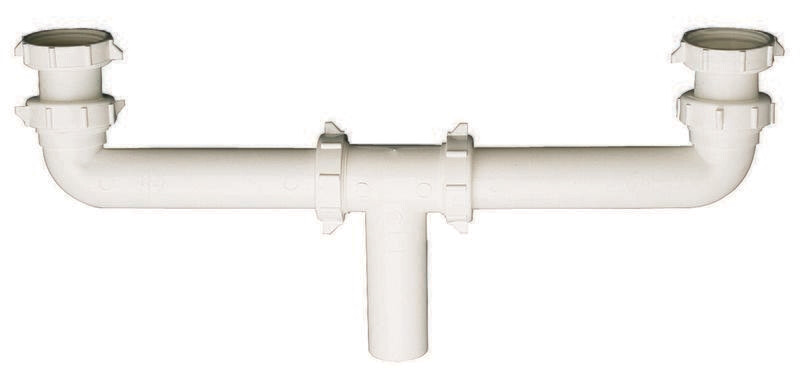 1-1/2" X 16" ABS Continuous Waste Tee