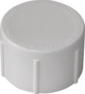 2" PVC THREADED CAP
