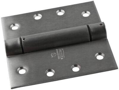 4 4" SPRING HINGE SQUARE STAINLESS STEEL
