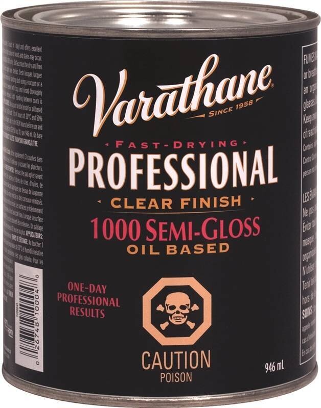 CLEAR SEMI-GLOSS VARATHANE PROFESSIONAL