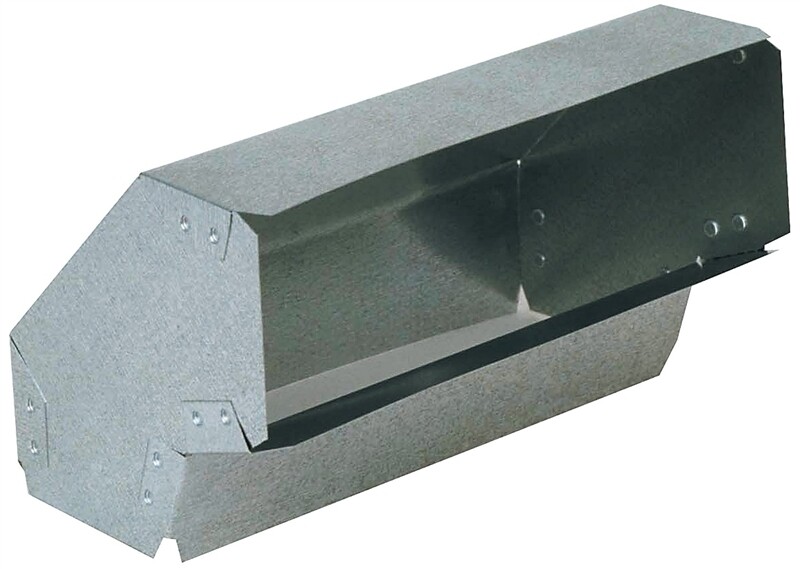 3-1/4" X 10" Duct 90 Shortway