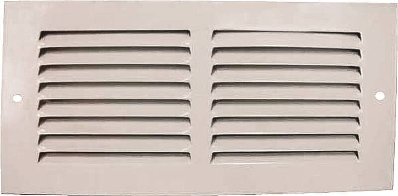 4" X 10" Sidewall Grille White