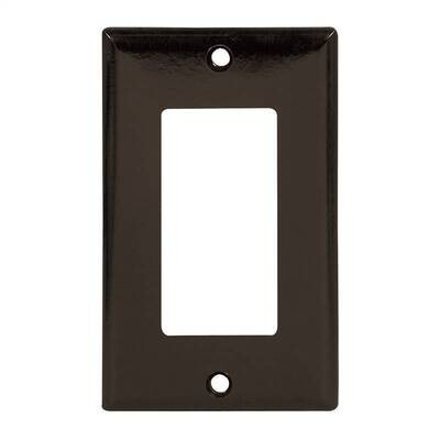 SINGLE DECORA PLATE BLACK