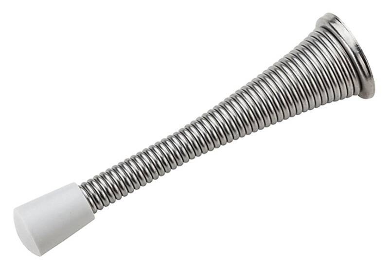 3-3/4" DOOR STOP FLEXIBLE SATIN NICKEL