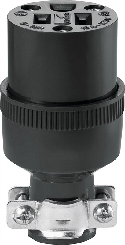 3 WIRE CONN FEMALE BLACK