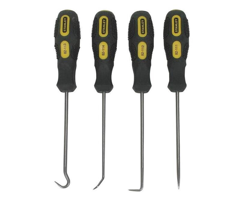 STANLEY PICK HOOK SET 4PC