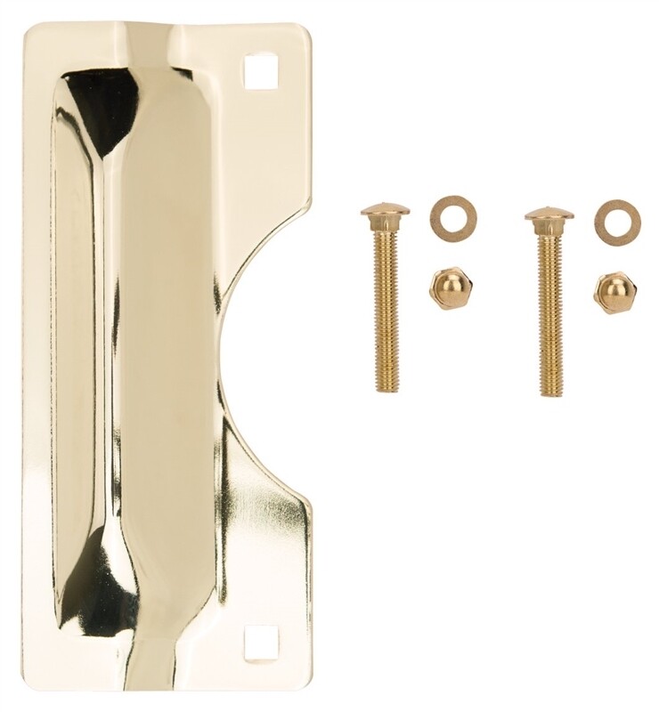 LATCH GUARD 3"X7" BRASS HEAVY DUTY