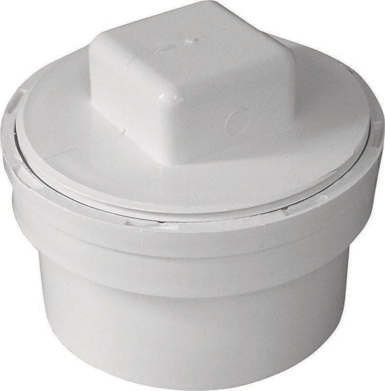 4" PVC C/O WITH PLUG COMBO