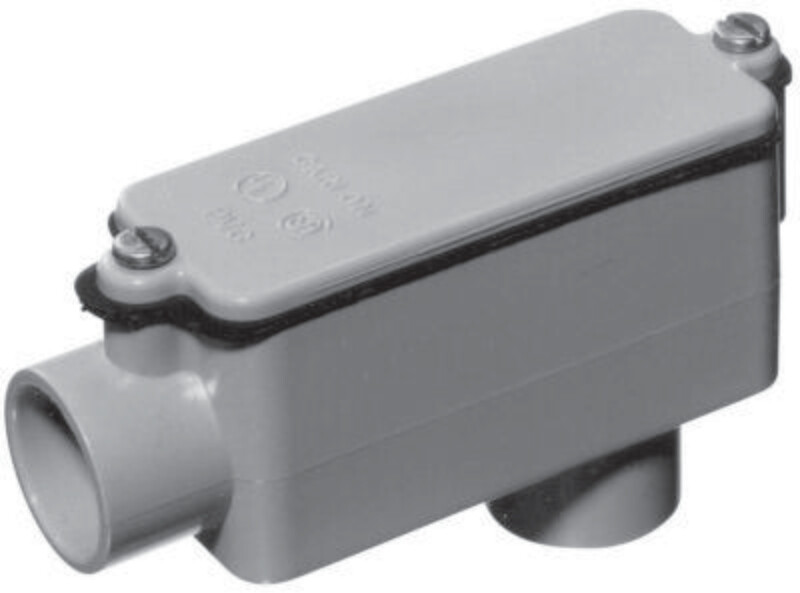 1/2" Conduit LB Box PVC
