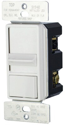 SLIDE DIMMER WHITE w PRESET