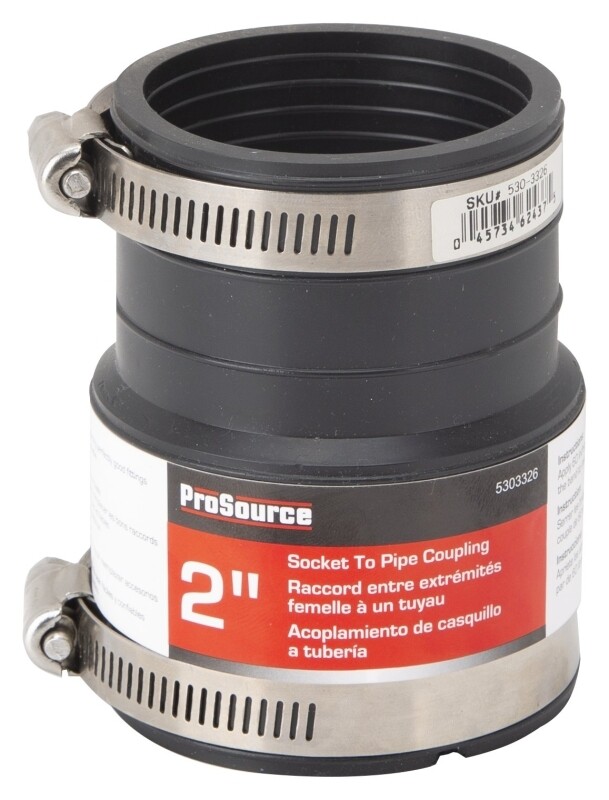 2" FERNCO COUPLING HUB X SOC