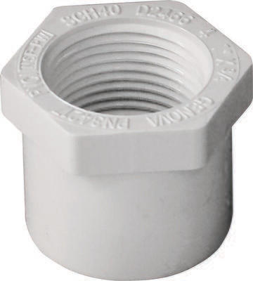 1" X 3/4" PVC X FIP Bushing