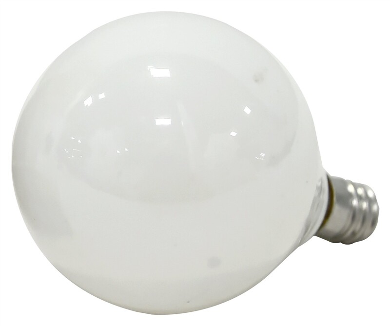 40W WHITE GLOBE BULBS