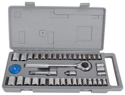 VULCAN 40PC SOCKET SET SAE/METRIC