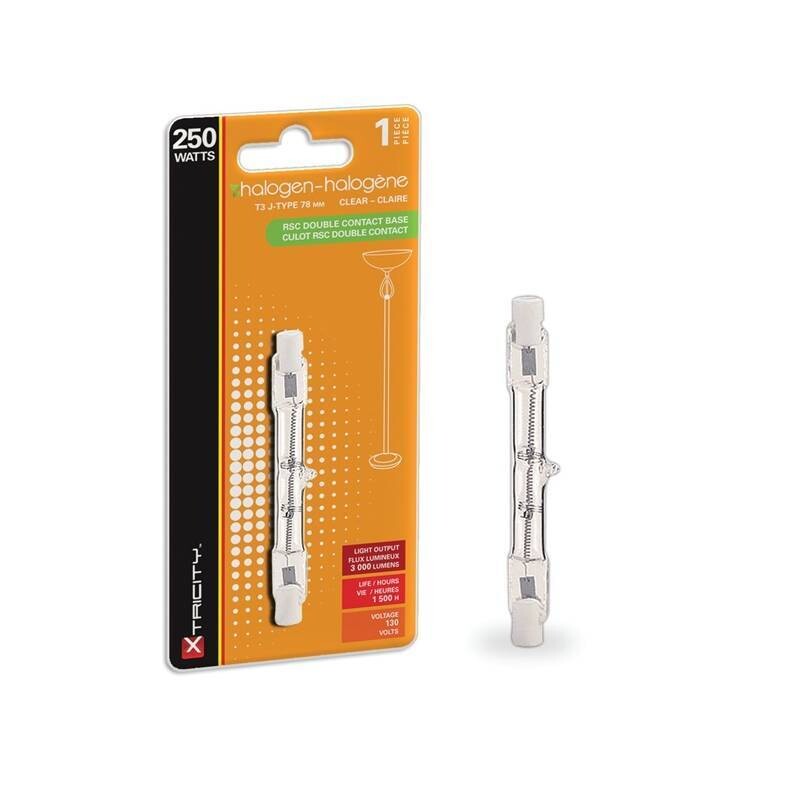 250W HALOGEN BULB SHORT 250T3Q