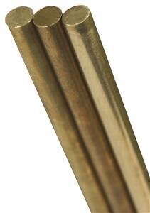 1/8" UNTHREADED ROD 36" BRASS