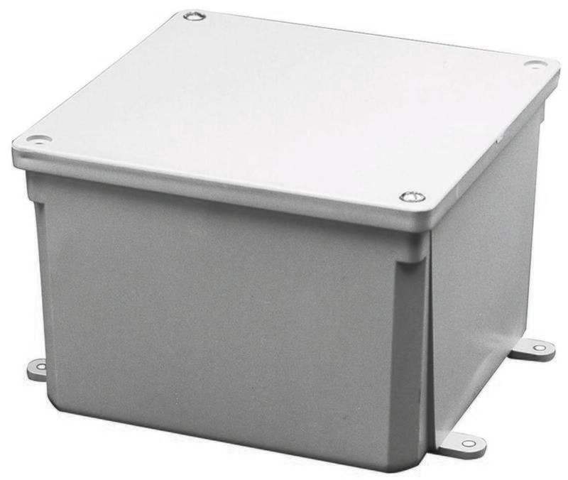 6x6x4" PVC JUNCTION BOX