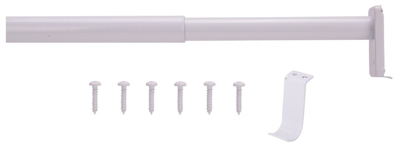CLOSET ROD WHITE 72"-120"
