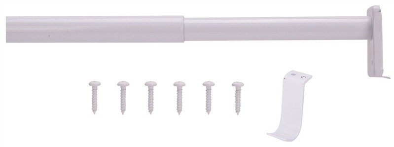 CLOSET ROD WHITE 72"-96"