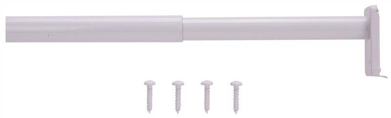 CLOSET ROD WHITE 30"-48"