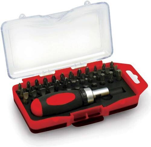 37PC RATCHETING SCREWDRIVER SET