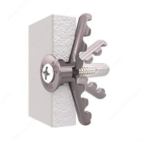 5/16" ALLIGATOR PLASTIC ANCHORS WITH SCREWS