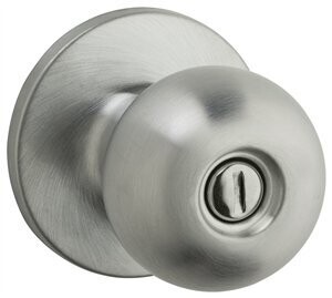 PRIVACY KNOB SATIN CHROME