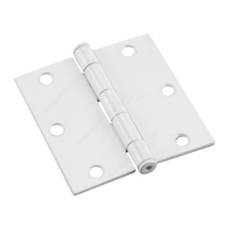 3-1/2" BUTT HINGE SQUARE WHITE