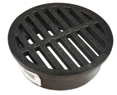 4" ROUND BLACK NDS GRATE