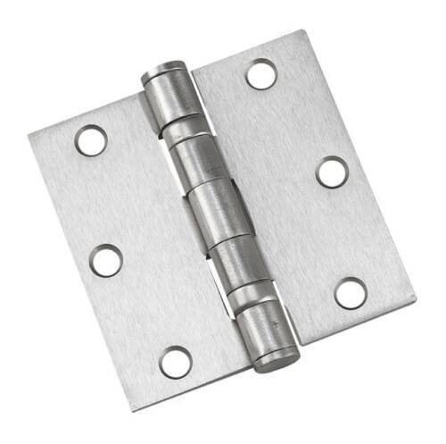 3-1/2" BALL BEARING HINGE SQUARE BRUSHED NICKEL