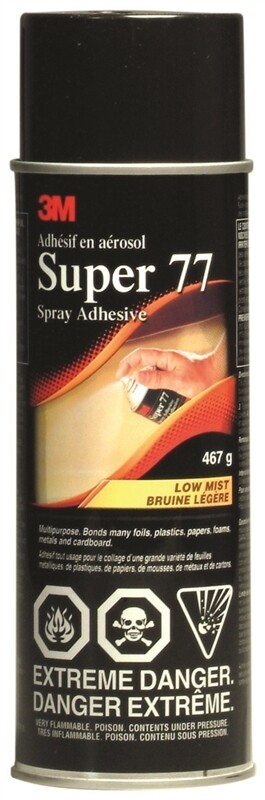3M SUPER 77 SPRAY ADHESIVE 24OZ
