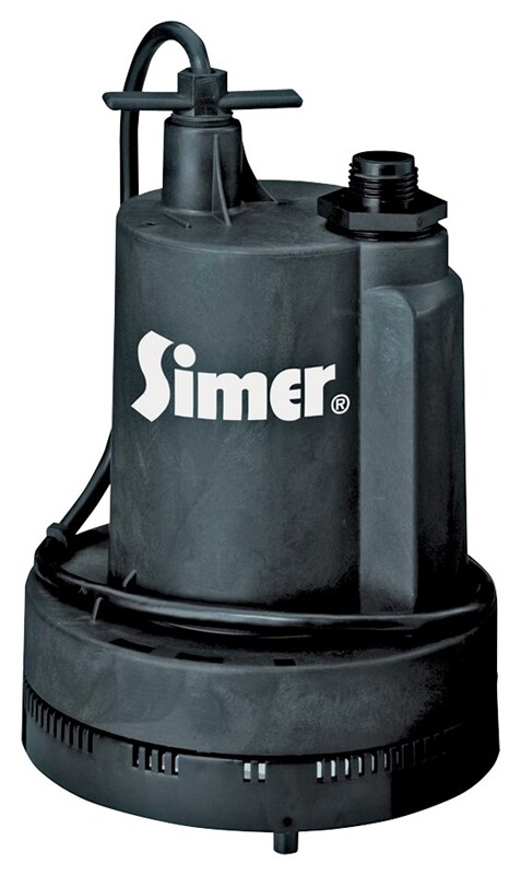 1/4hp SIMER SUMP PUMP SUBMERSIBLE GZR
