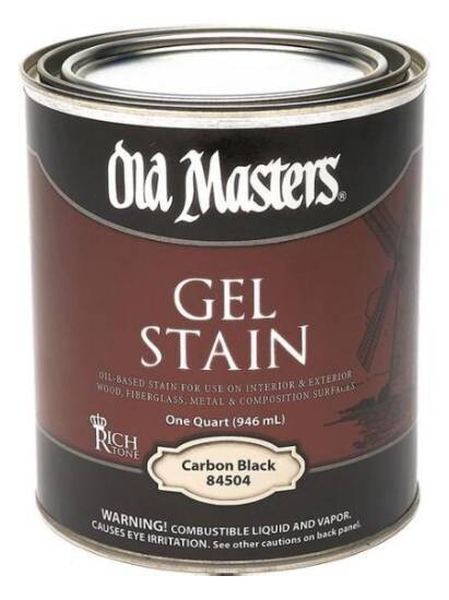 Old Masters Gel Stain Carbon Black 946ML