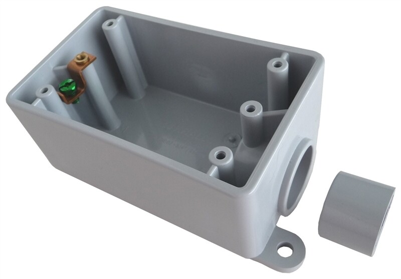 3/4" & 1/2" FS BOX PVC